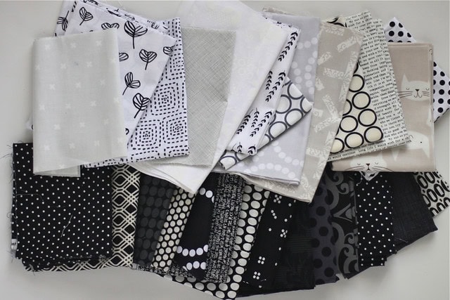 Choosing Dark and light fabrics for boos and ghouls quilt tutorial